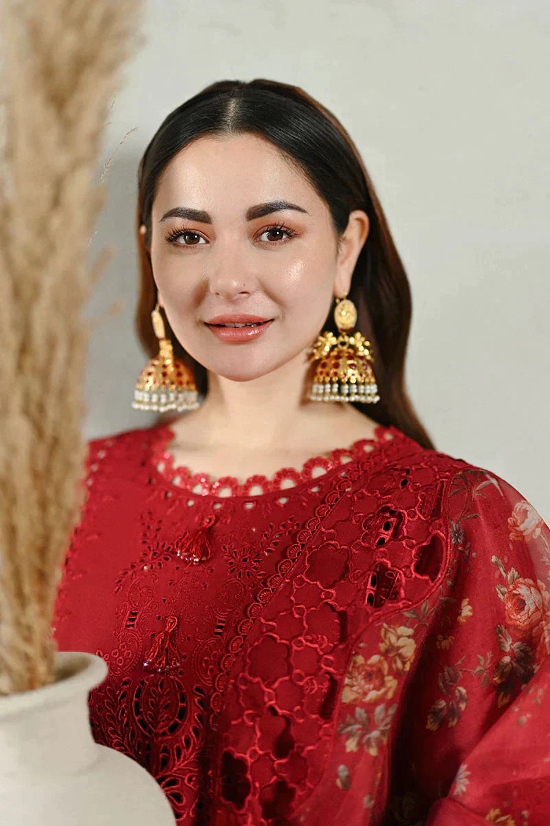 Qalamkar - SAAHIL LUXURY LAWN’23 - SP-13 ROMI - TC-326 - House Of Hania