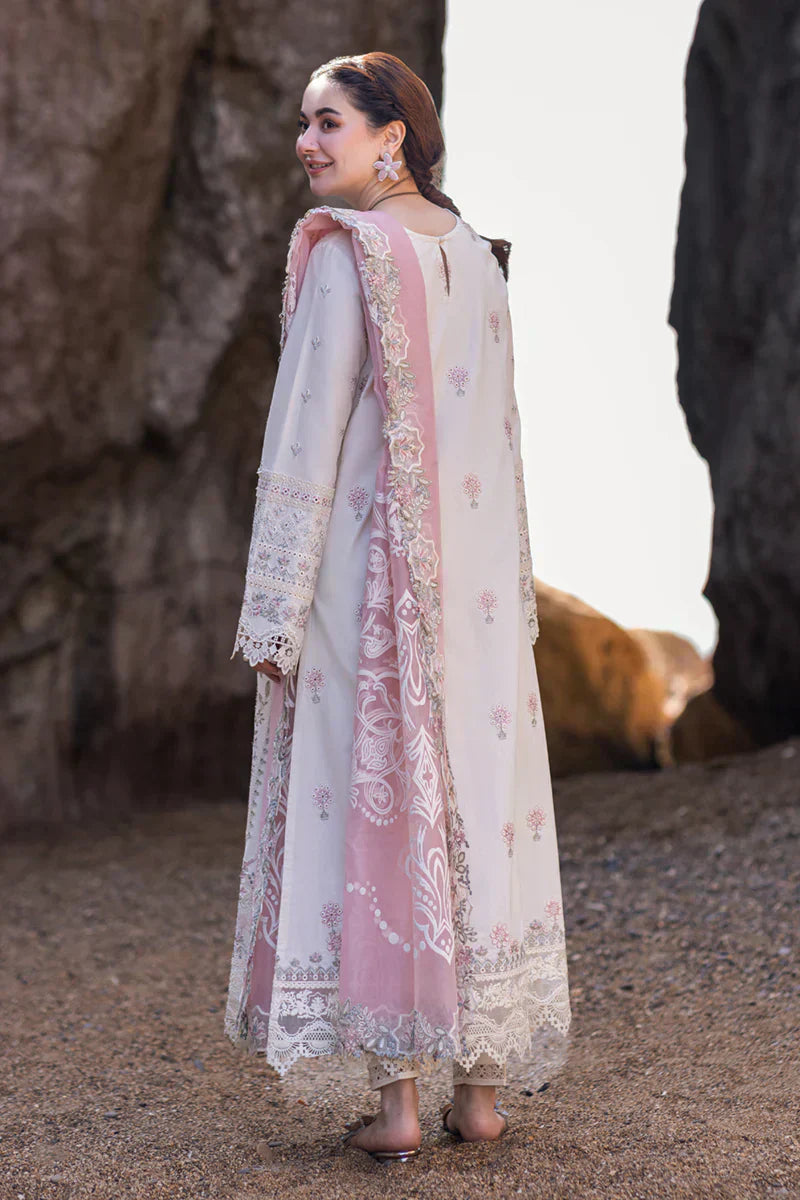 Qalamkar | Sahil Kinare Luxury Lawn | FP-13 MELEK - House Of Hania