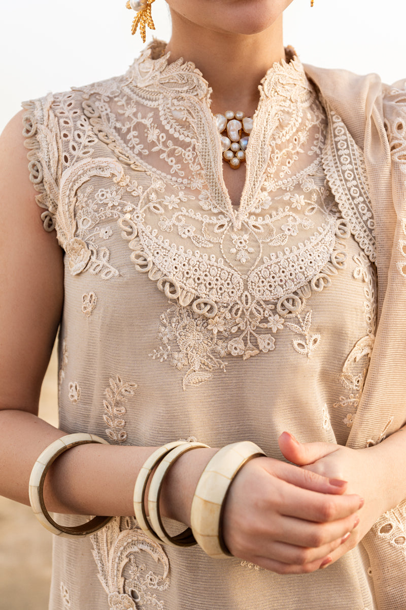 Qalamkar | Sahil Luxury Lawn | FK-01 SOPHIA - House Of Hania