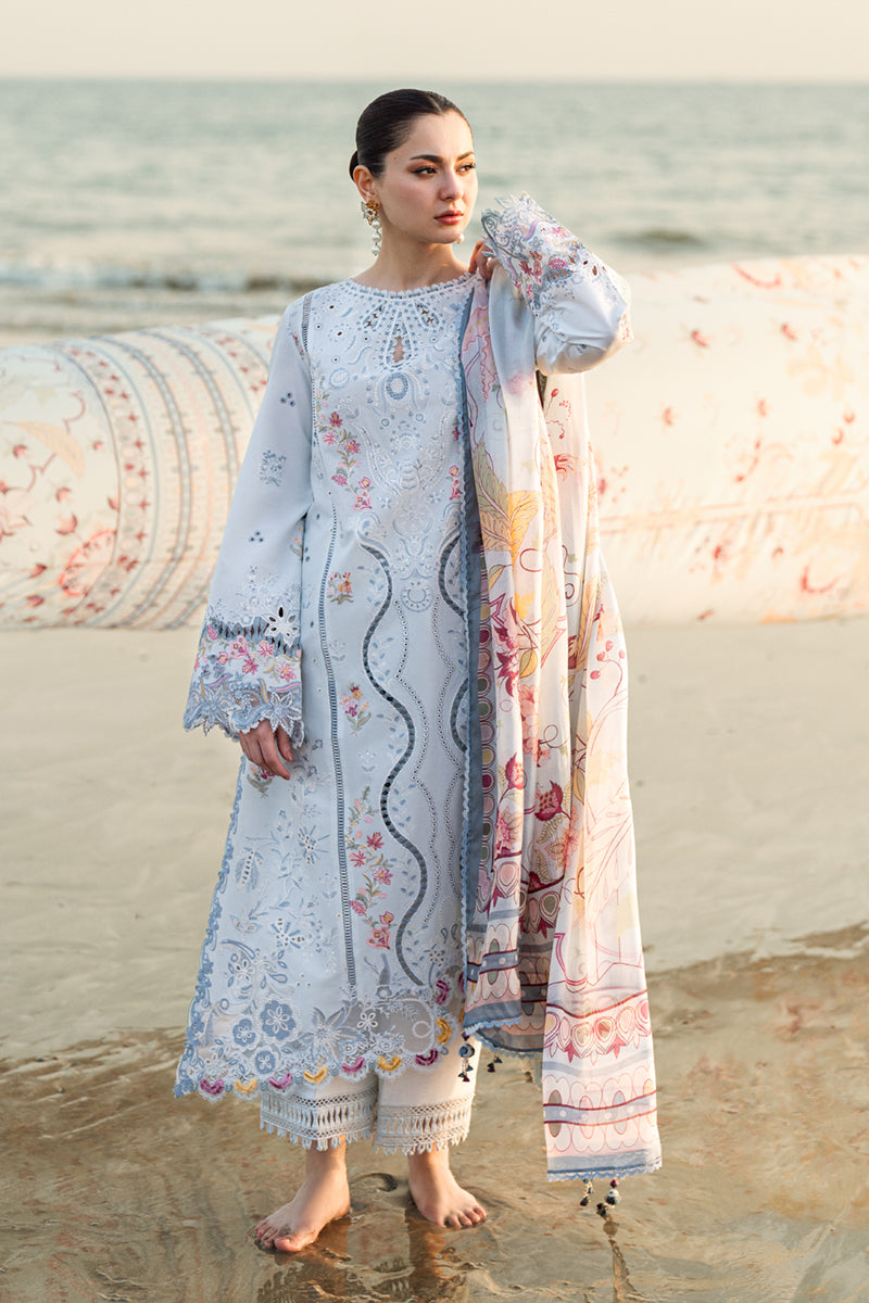 Qalamkar | Sahil Luxury Lawn | FK-02 ISABELLA - House Of Hania