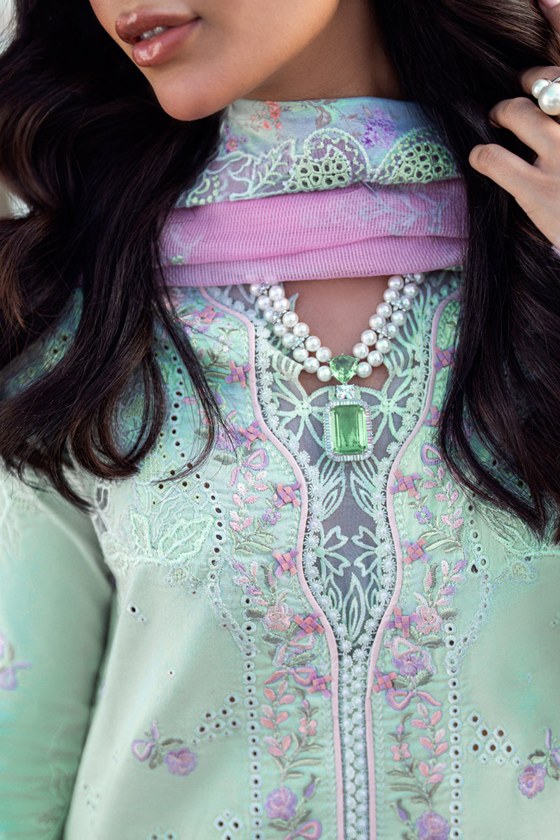 Qalamkar | Sahil Luxury Lawn | FK-04 CHLOE - House Of Hania