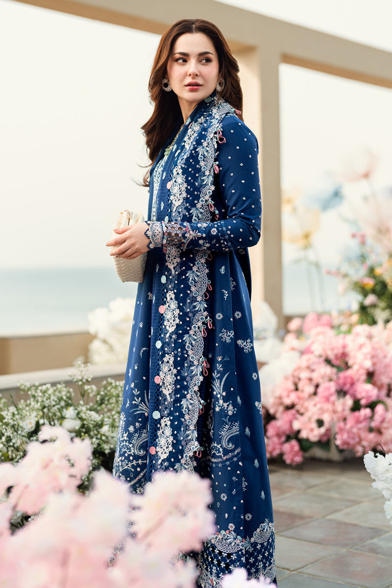 Qalamkar | Sahil Luxury Lawn | FK-05 AURORA - House Of Hania