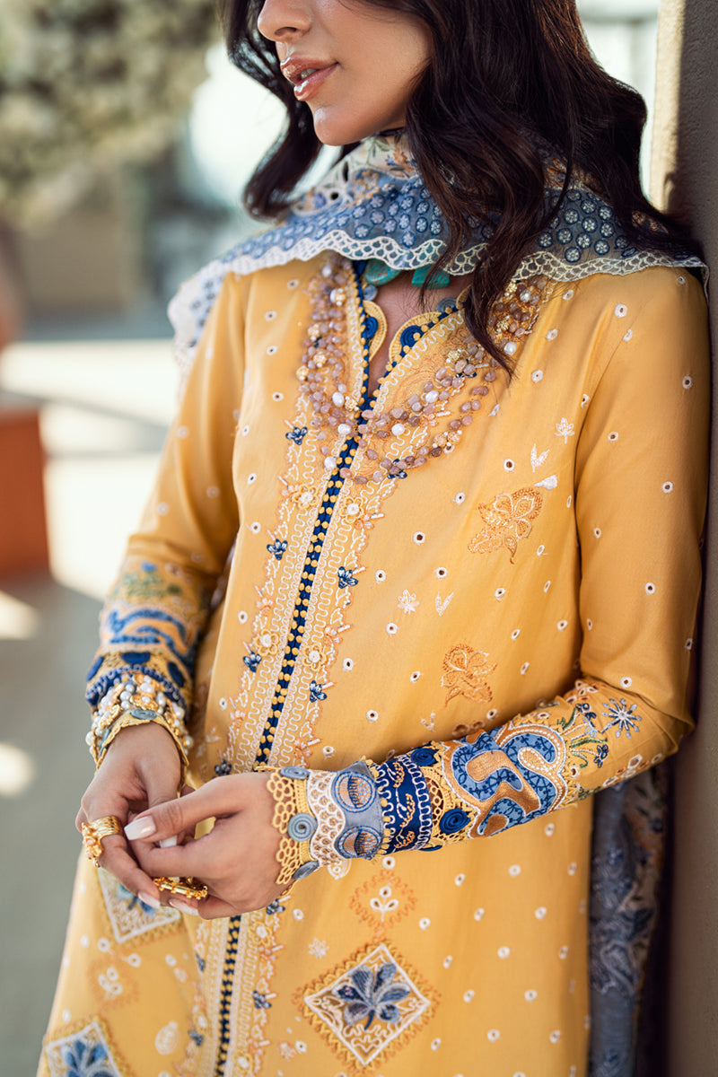 Qalamkar | Sahil Luxury Lawn | FK-06 NATALIE - House Of Hania