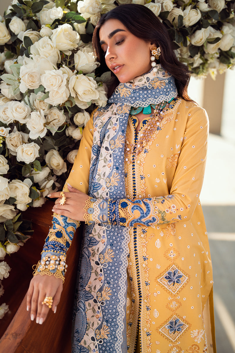 Qalamkar | Sahil Luxury Lawn | FK-06 NATALIE - House Of Hania