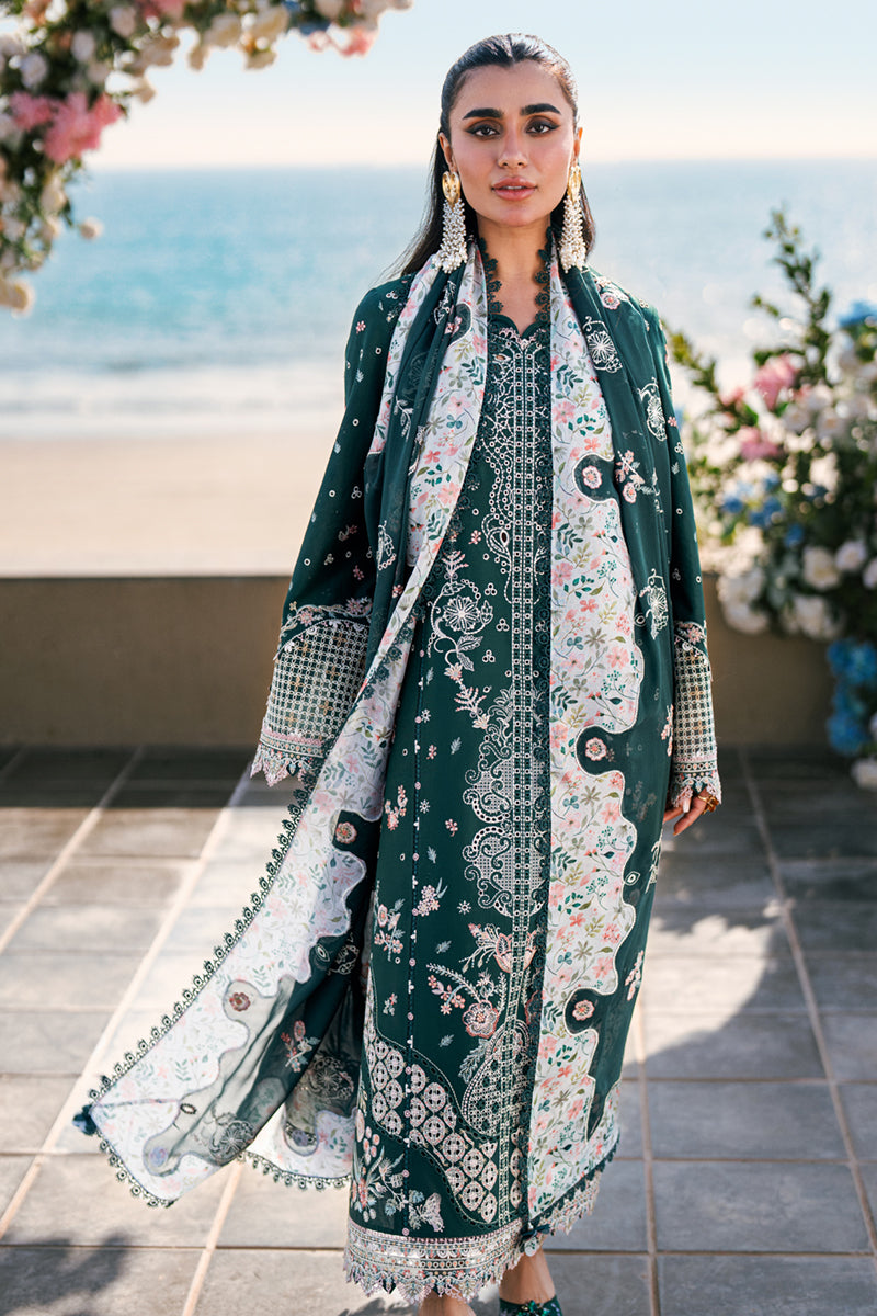 Qalamkar | Sahil Luxury Lawn | FK-13 ELIZA - House Of Hania