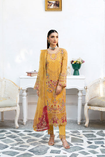 Ramsha | Chevron Chiffon Collection | A-1004 - House Of Hania