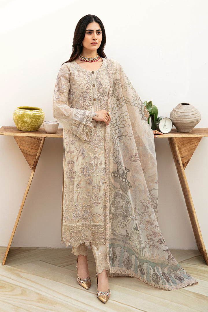 Ramsha | Chevron Chiffon Collection | A-802 - House Of Hania