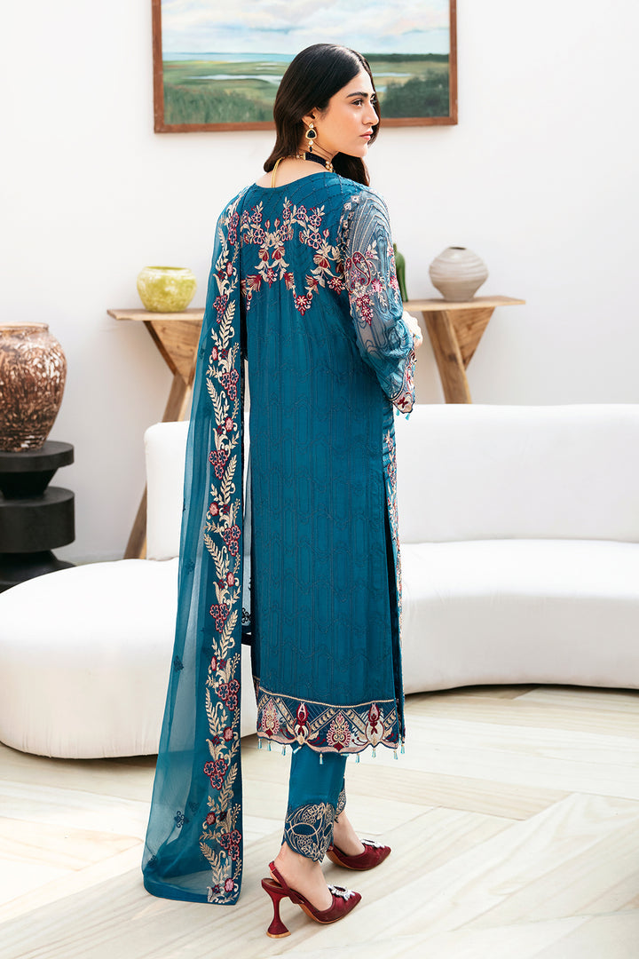 Ramsha | Chevron Chiffon Collection | A-811 - House Of Hania