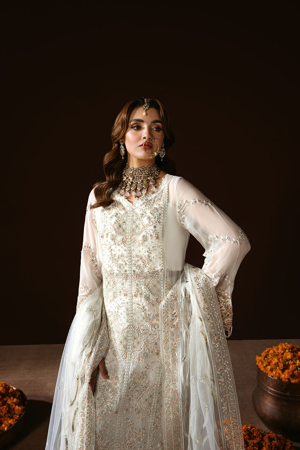Ramsha | Dastak Luxury Chiffon Collection | Q-204 - House Of Hania