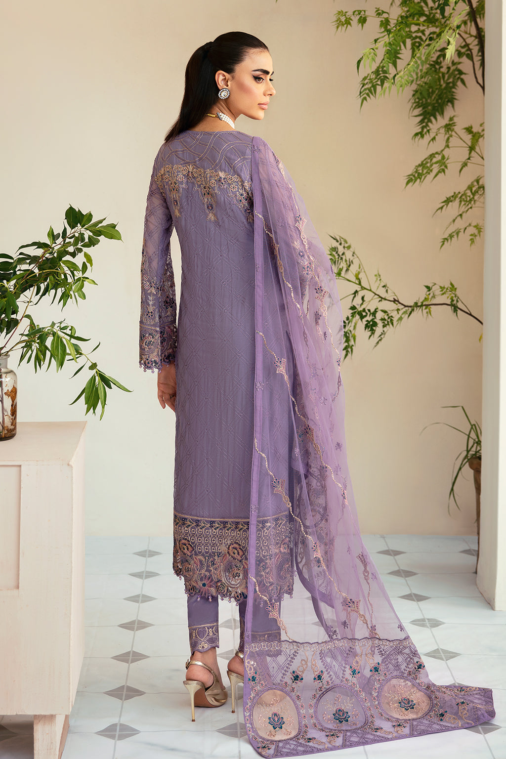 Ramsha | Dastoor Chiffon | P-104 - House Of Hania