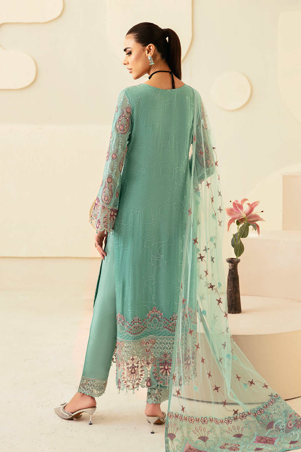 Ramsha | Dastoor Chiffon | P-107 - House Of Hania