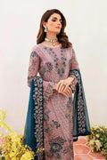 Ramsha Embroidered Luxury Chiffon 3 Piece Suit F-2401 - House Of Hania