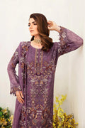 Ramsha Embroidered Luxury Chiffon 3 Piece Suit F-2404 - House Of Hania