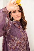 Ramsha Embroidered Luxury Chiffon 3 Piece Suit F-2404 - House Of Hania