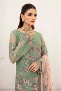 Ramsha Embroidered Luxury Chiffon 3 Piece Suit F-2406 - House Of Hania