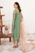 Ramsha Embroidered Luxury Chiffon 3 Piece Suit F-2406 - House Of Hania