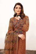 Ramsha Embroidered Luxury Chiffon 3 Piece Suit F-2407 - House Of Hania