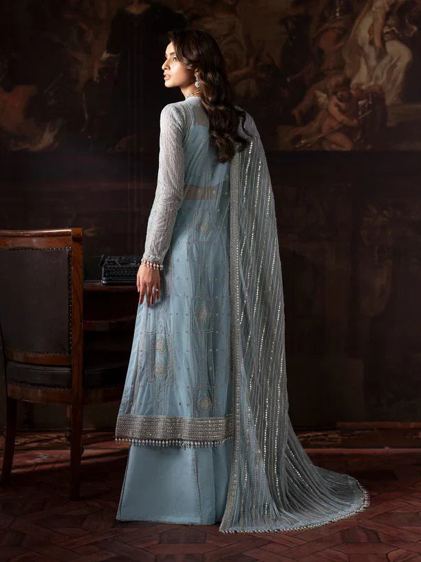 Rouge by Zarif Embroidered Net 3Pc Suit ZRW-07 SYNTHIA - House Of Hania