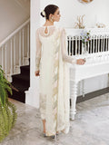 Saad Shaikh Ella Embroidered Luxury Chiffon 3Pc Suit DSG-03 - House Of Hania