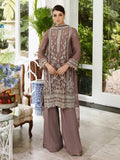 Saad Shaikh Ella Embroidered Luxury Chiffon 3Pc Suit DSG-05 - House Of Hania