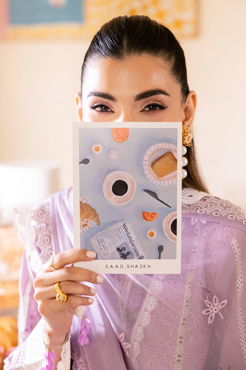 Saad Shaikh | LaAmour Luxury Lawn | Azura - House Of Hania