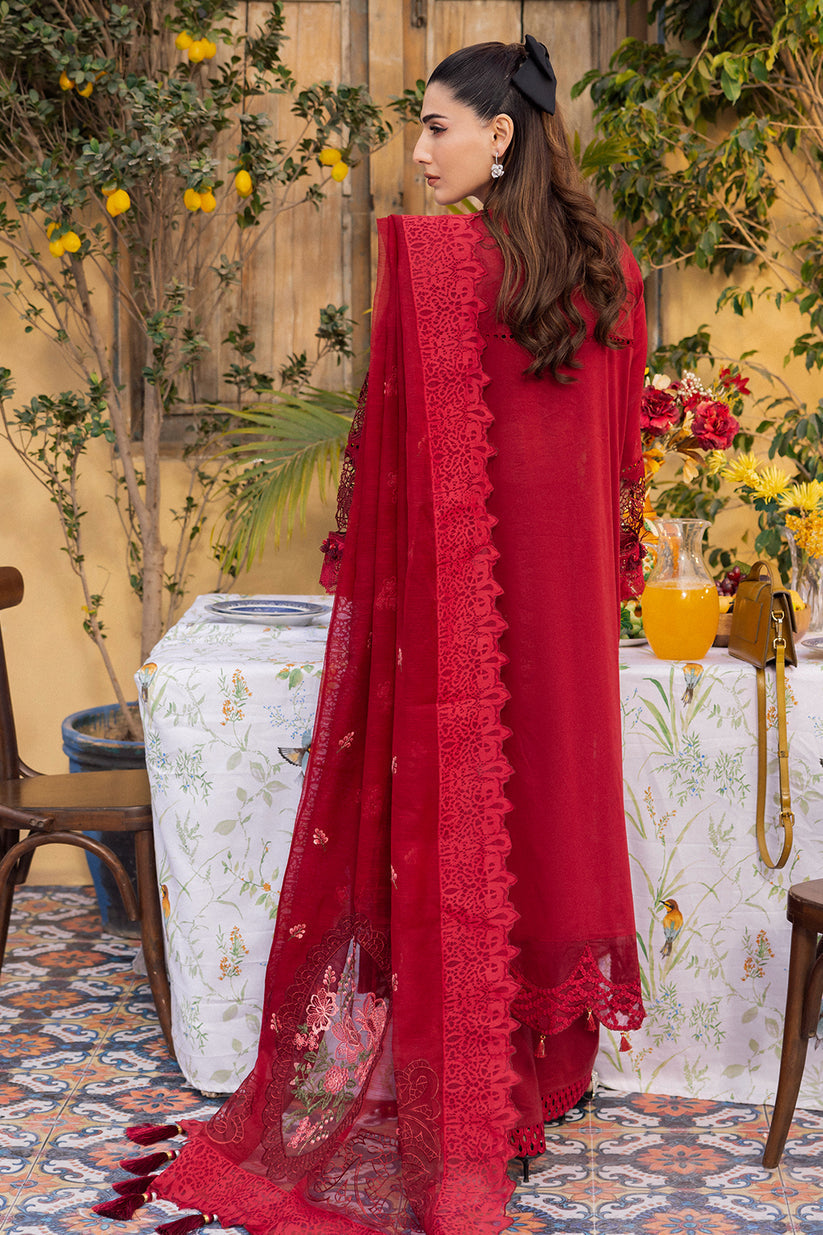 Saad Shaikh | LaAmour Luxury Lawn | Rose - House Of Hania