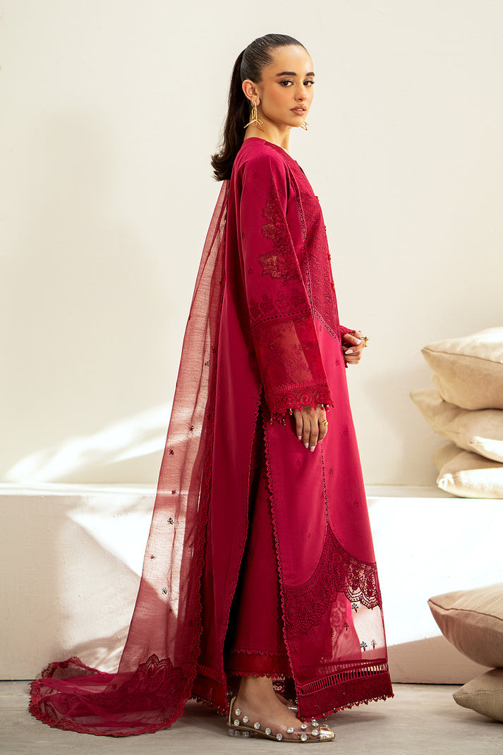 Saad Shaikh | Luxe Eid Lawn 24 | Blush - House Of Hania