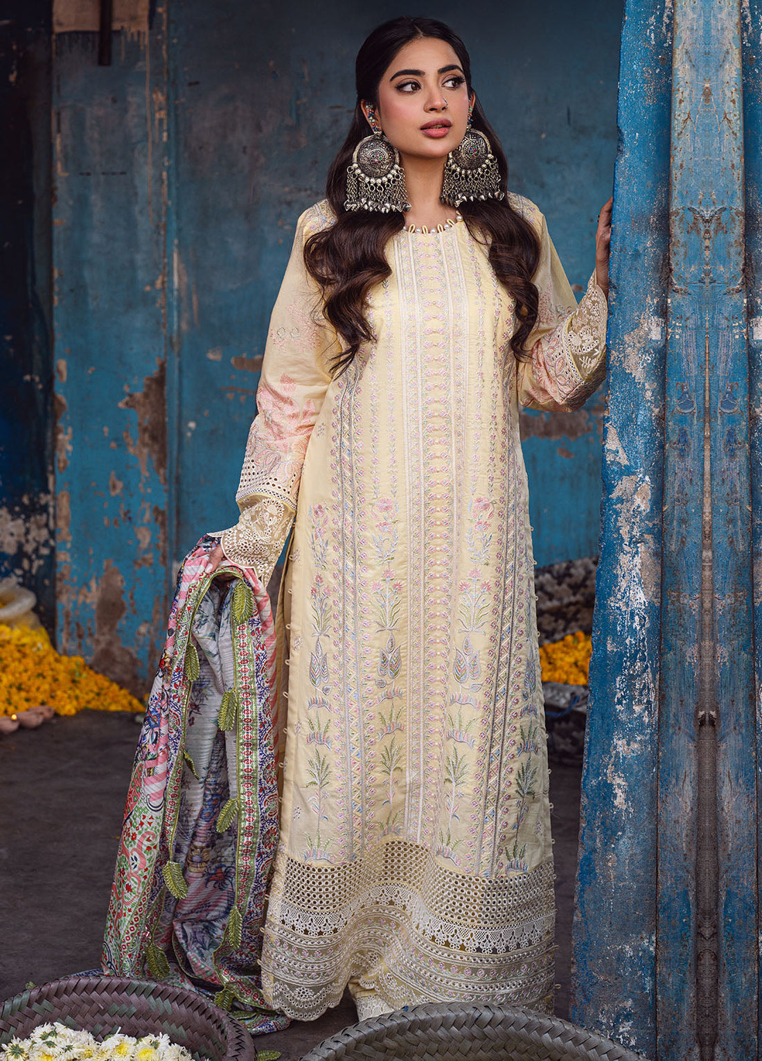 Sahane | Sahakari Chikankari Lawn Edit 24 | Zeenat - House Of Hania
