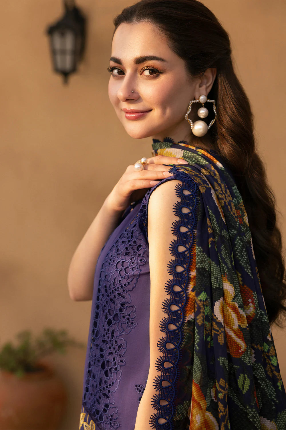 Saira Rizwan | Luxury Lawn 25 | AIMEE-SRL25-01 - House Of Hania