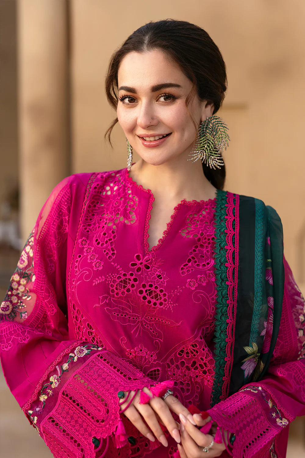 Saira Rizwan | Luxury Lawn 25 | ELODIE-SRL25-04 - House Of Hania