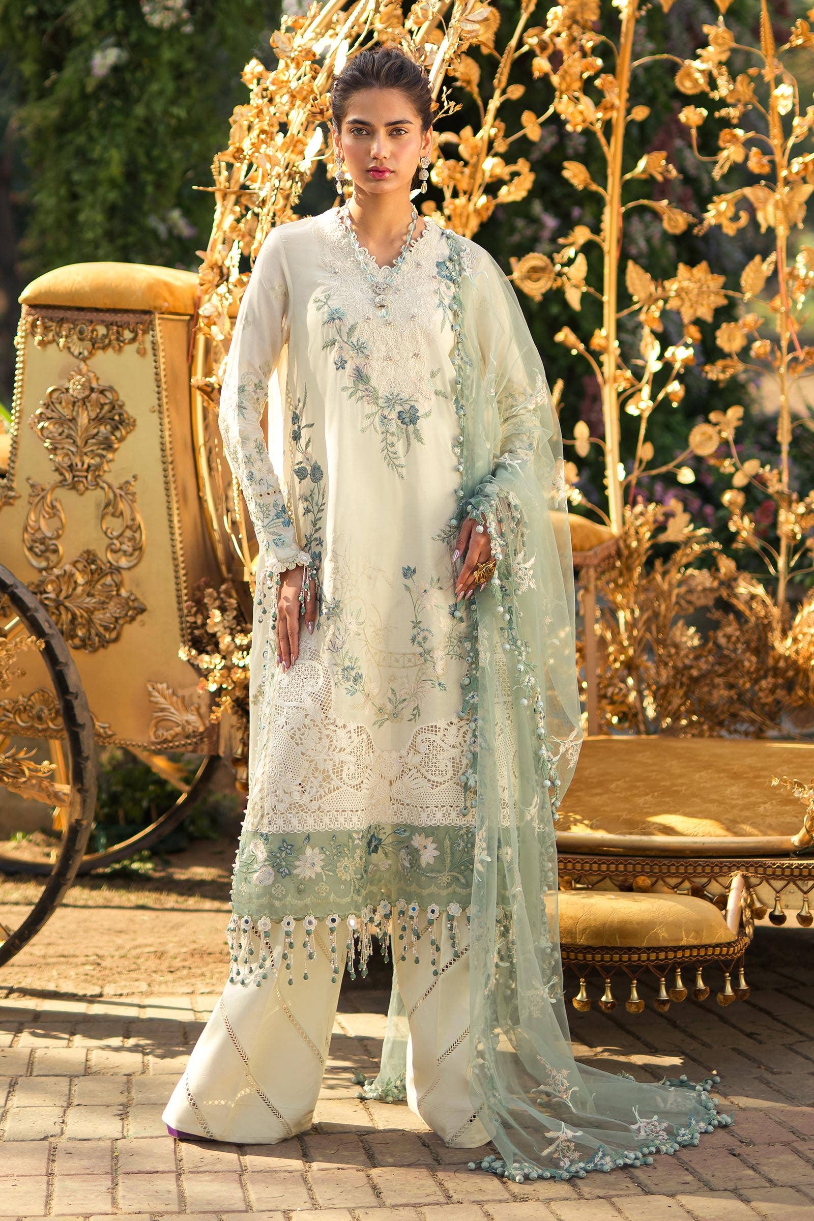 Sana Safinaz | Luxury Collection 24 | L241-003A-3CT - House Of Hania
