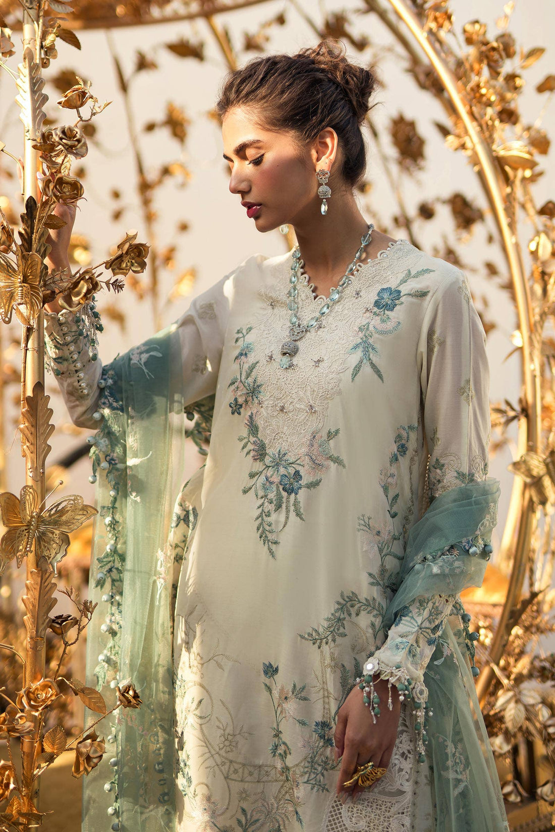 Sana Safinaz | Luxury Collection 24 | L241-003A-3CT - House Of Hania