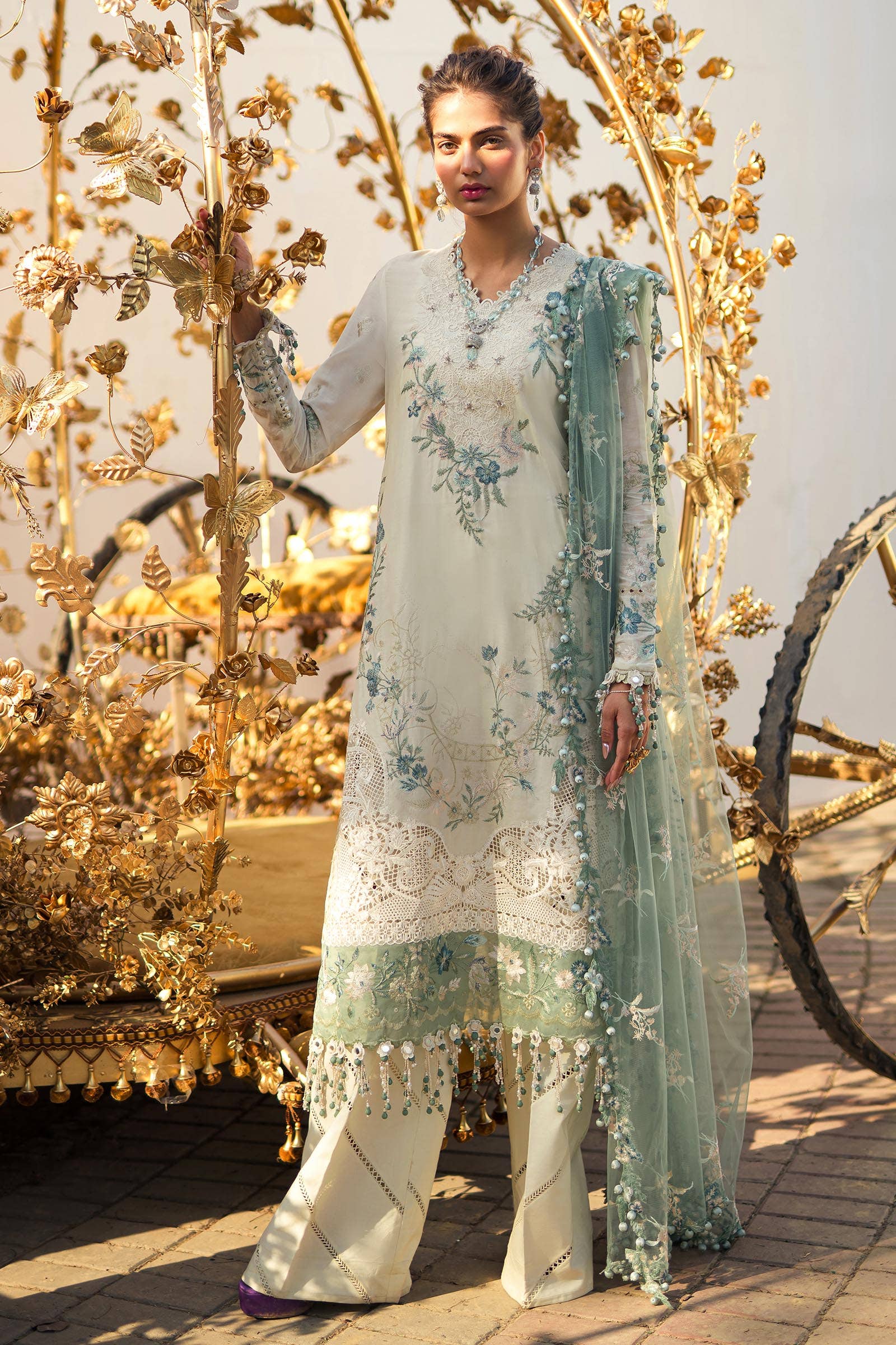 Sana Safinaz | Luxury Collection 24 | L241-003A-3CT - House Of Hania