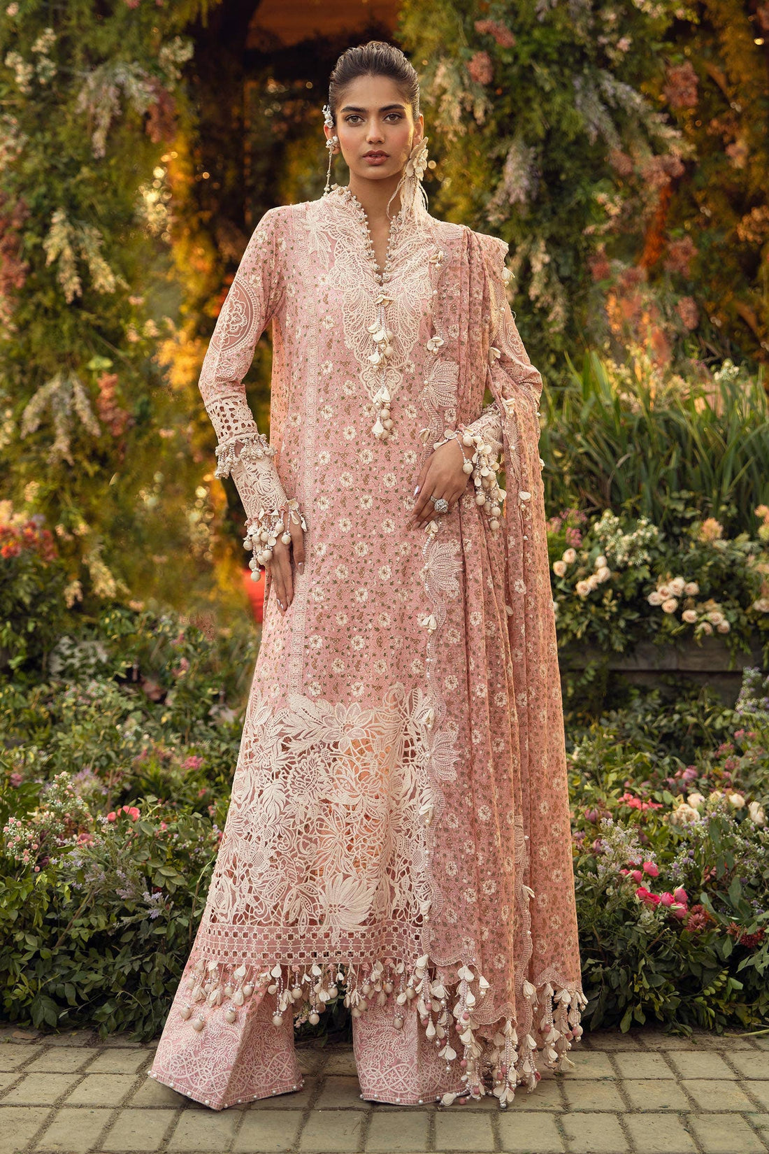 Sana Safinaz | Luxury Collection 24 | L241-005A-3CU - House Of Hania