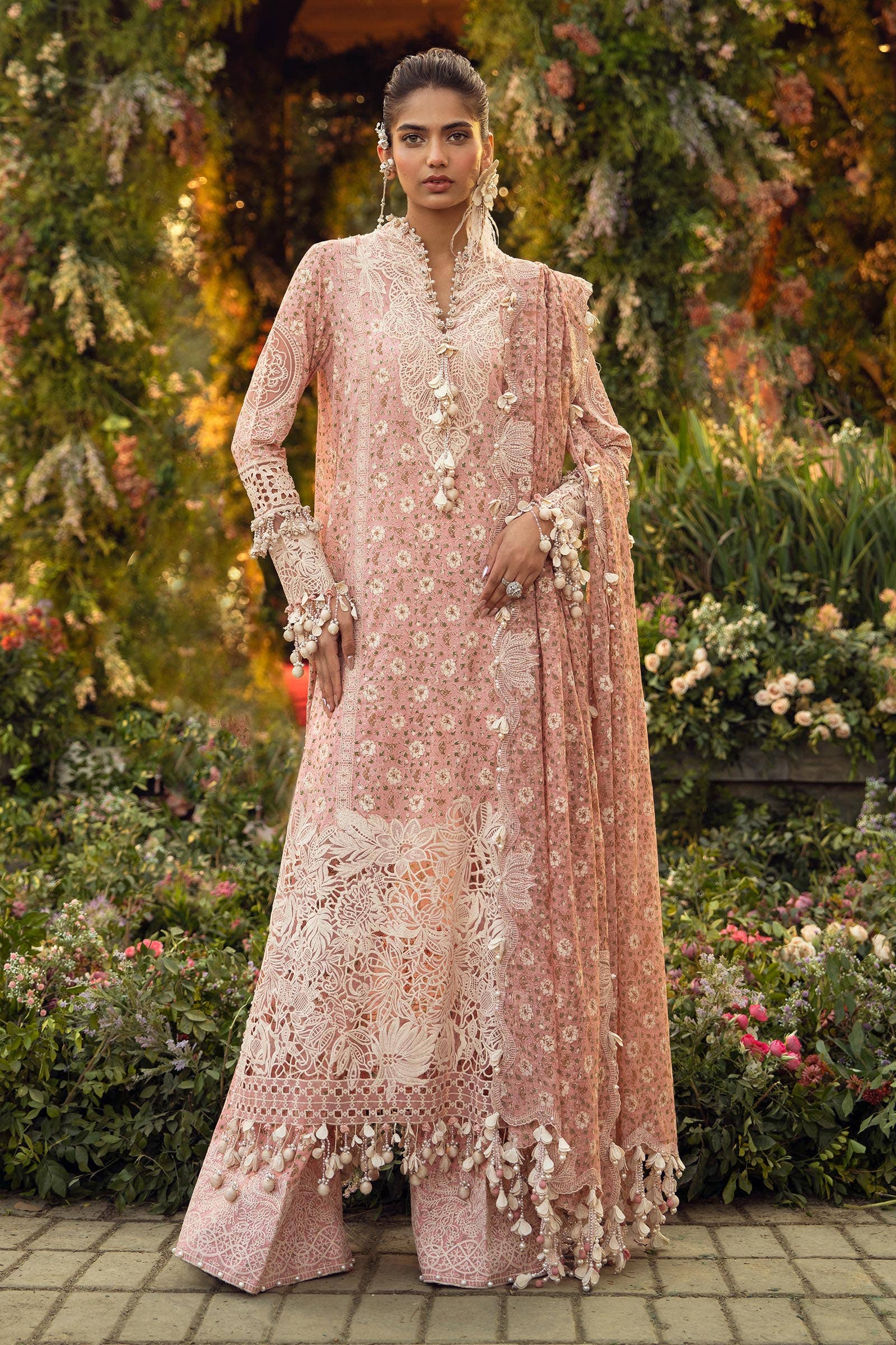 Sana Safinaz | Luxury Collection 24 | L241-005A-3CU - House Of Hania