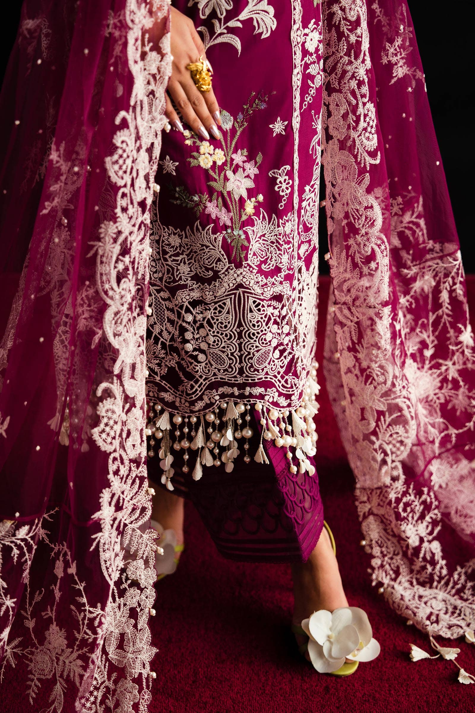 Sana Safinaz | Luxury Collection 24 | L241-007B-3CT - House Of Hania