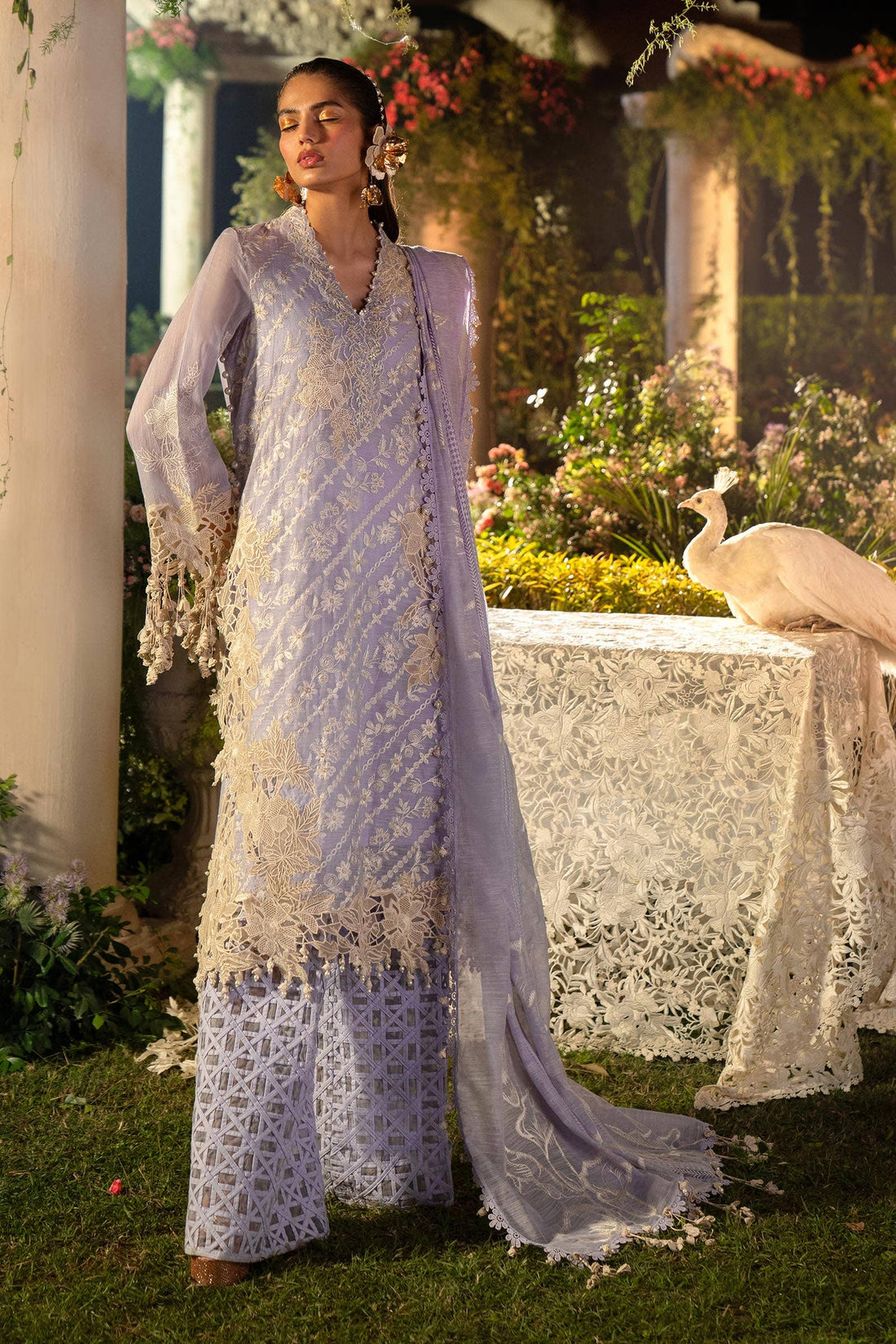 Sana Safinaz | Luxury Collection 24 | L241-010B-3CV - House Of Hania