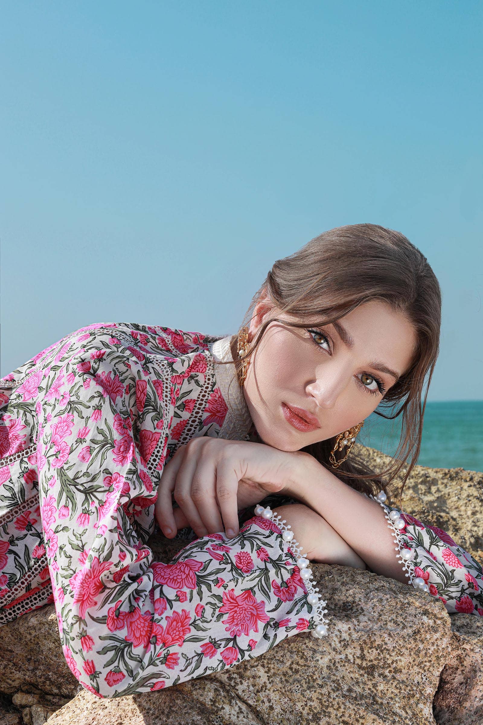 Sana Safinaz | Mahay Spring 24 | H241-004A-3CG - House Of Hania