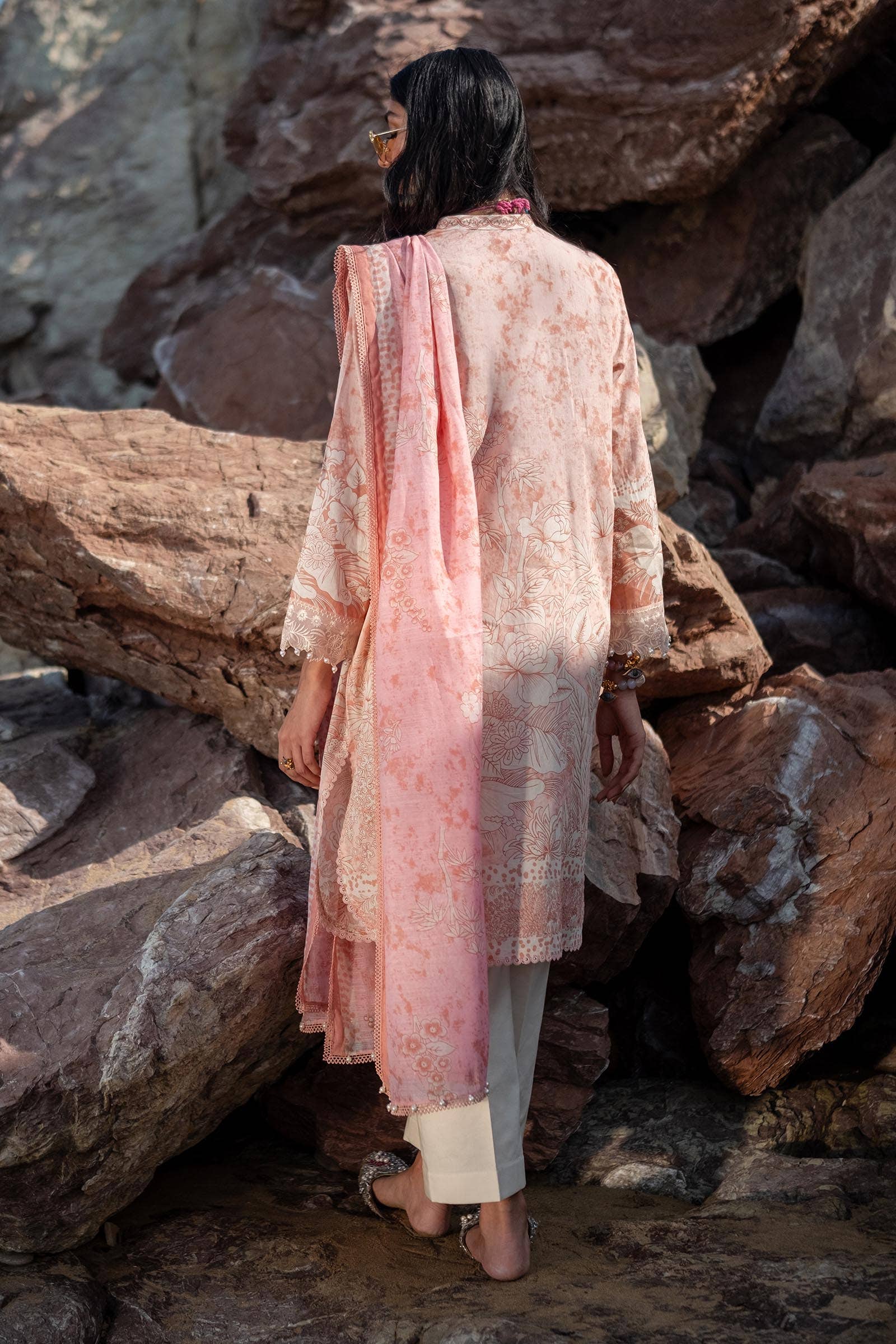 Sana Safinaz | Mahay Spring 24 | H241-009B-2DD - House Of Hania