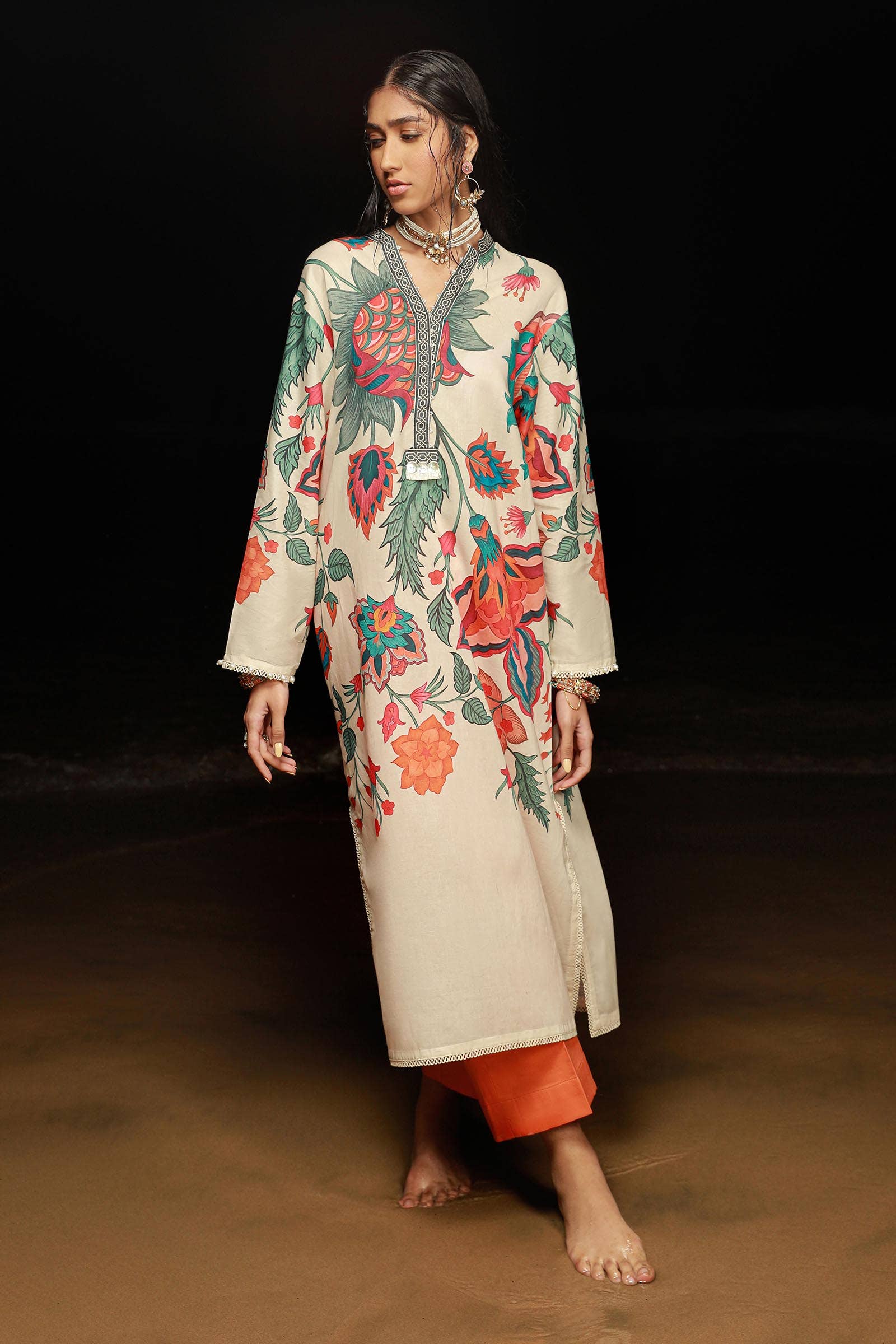 Sana Safinaz | Mahay Spring 24 | H241-011B-2C - House Of Hania