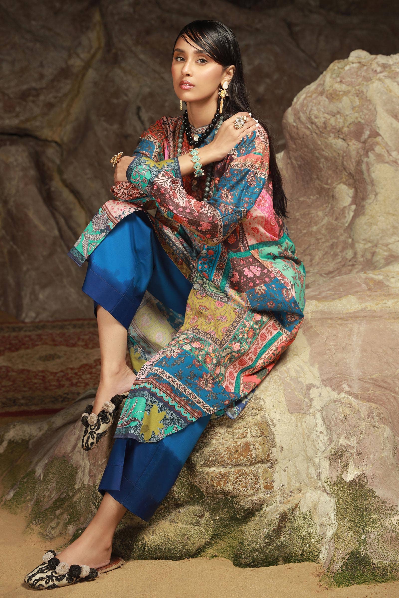 Sana Safinaz | Mahay Spring 24 | H241-014B-2C - House Of Hania