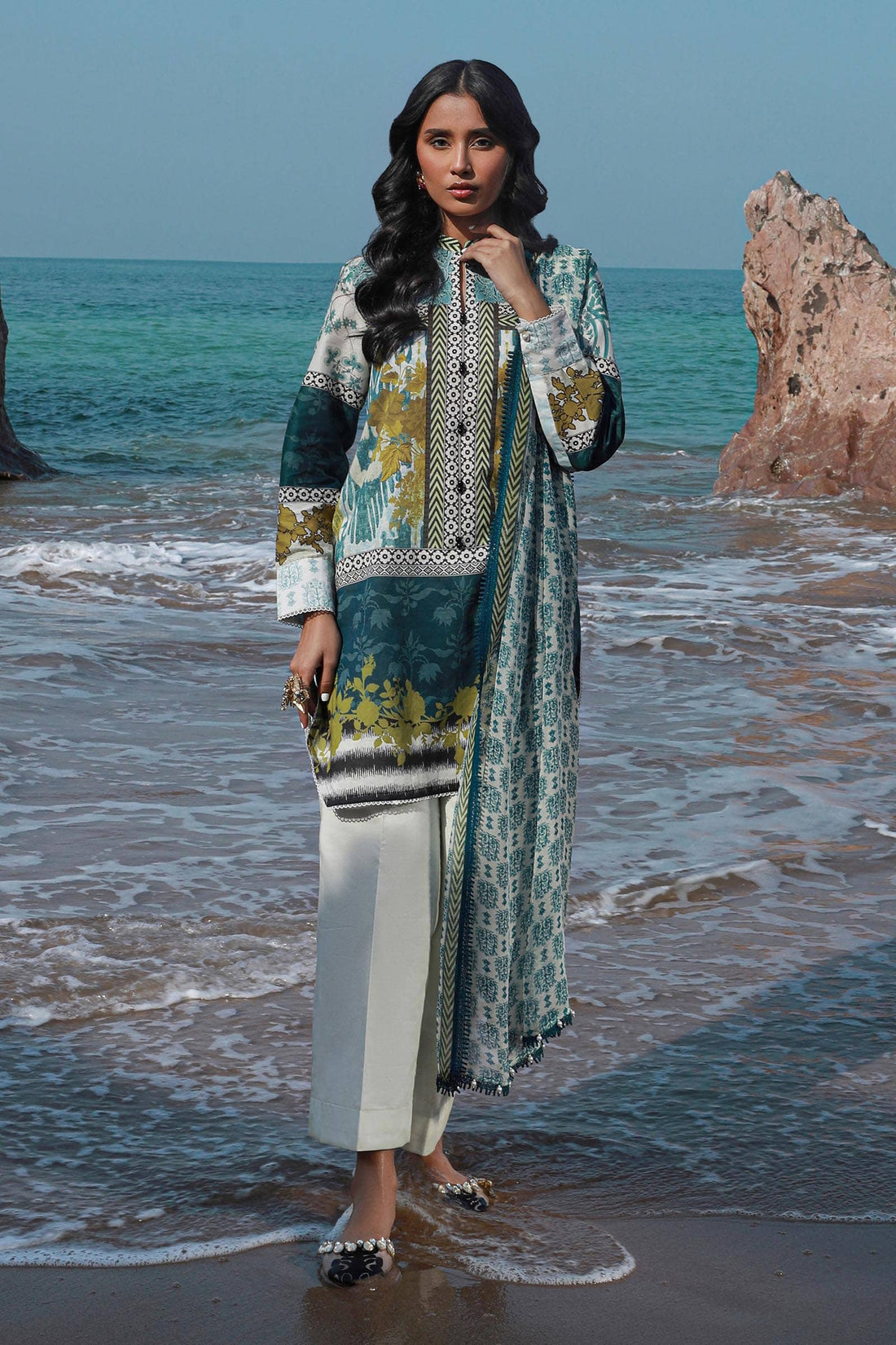 Sana Safinaz | Mahay Spring 24 | H241-015A-2I - House Of Hania