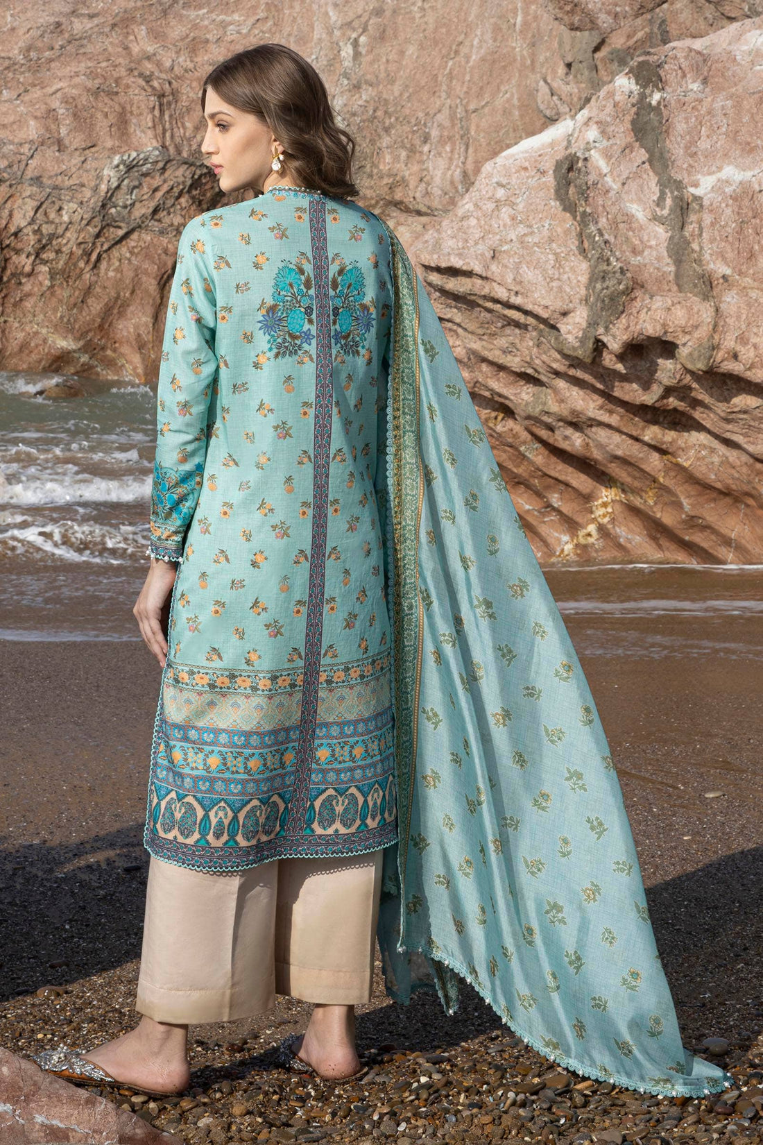 Sana Safinaz | Mahay Spring 24 | H241-017B-2BK - House Of Hania