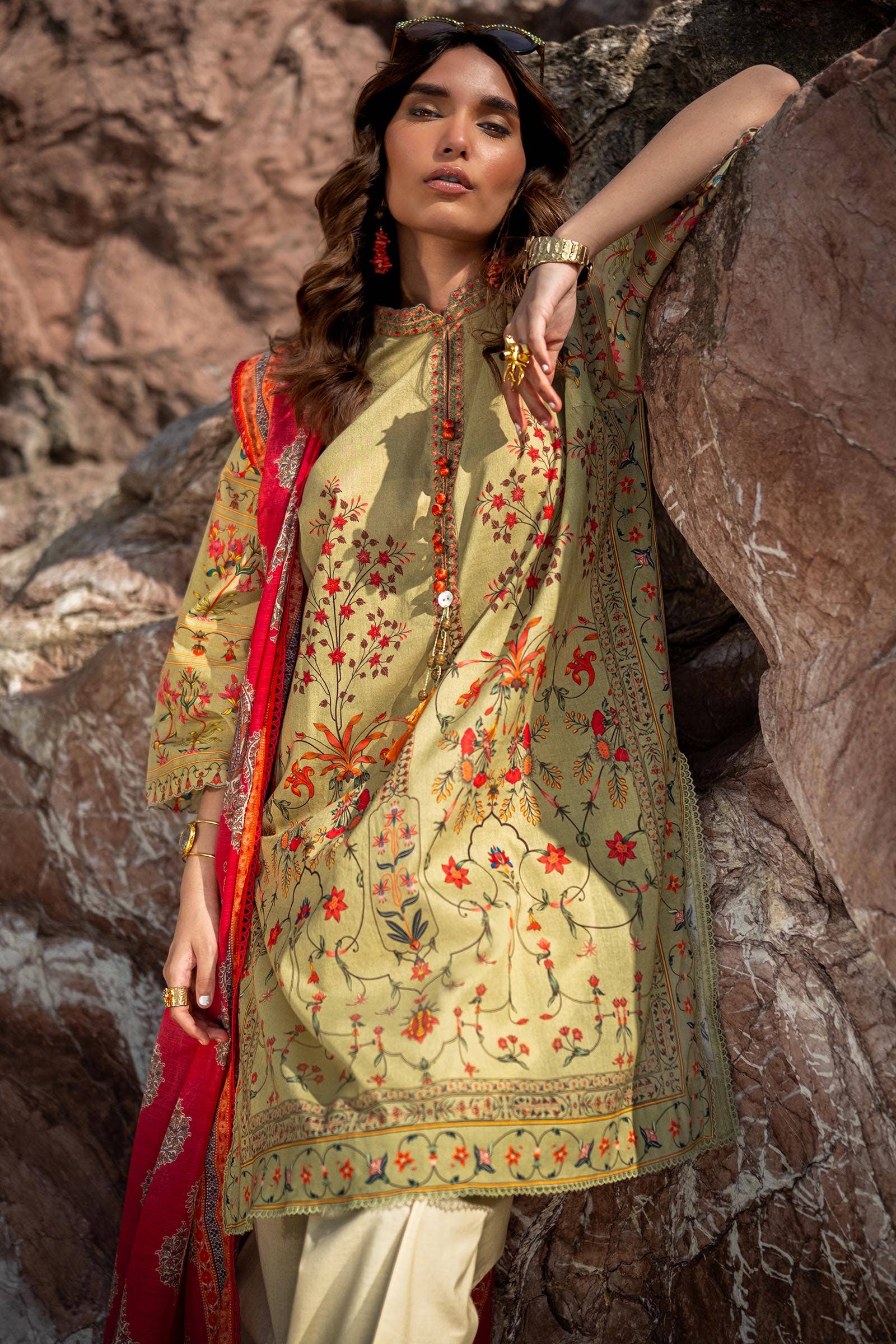 Sana Safinaz | Mahay Spring 24 | H241-023B-2DD - House Of Hania