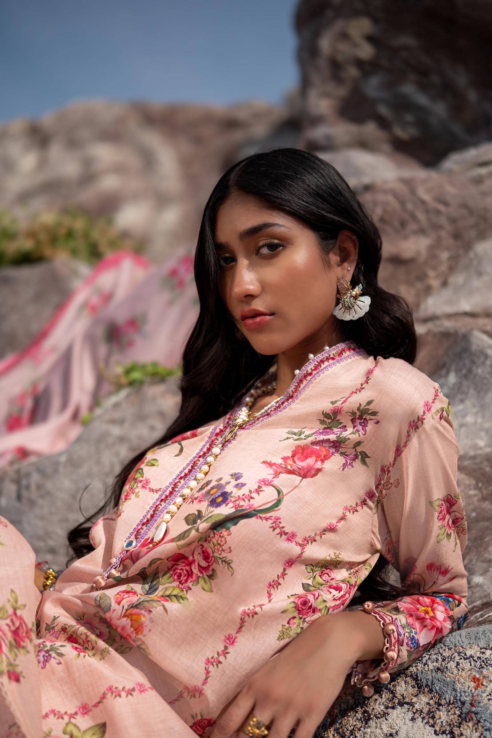 Sana Safinaz | Mahay Spring 24 | H241-026A-3CS - House Of Hania