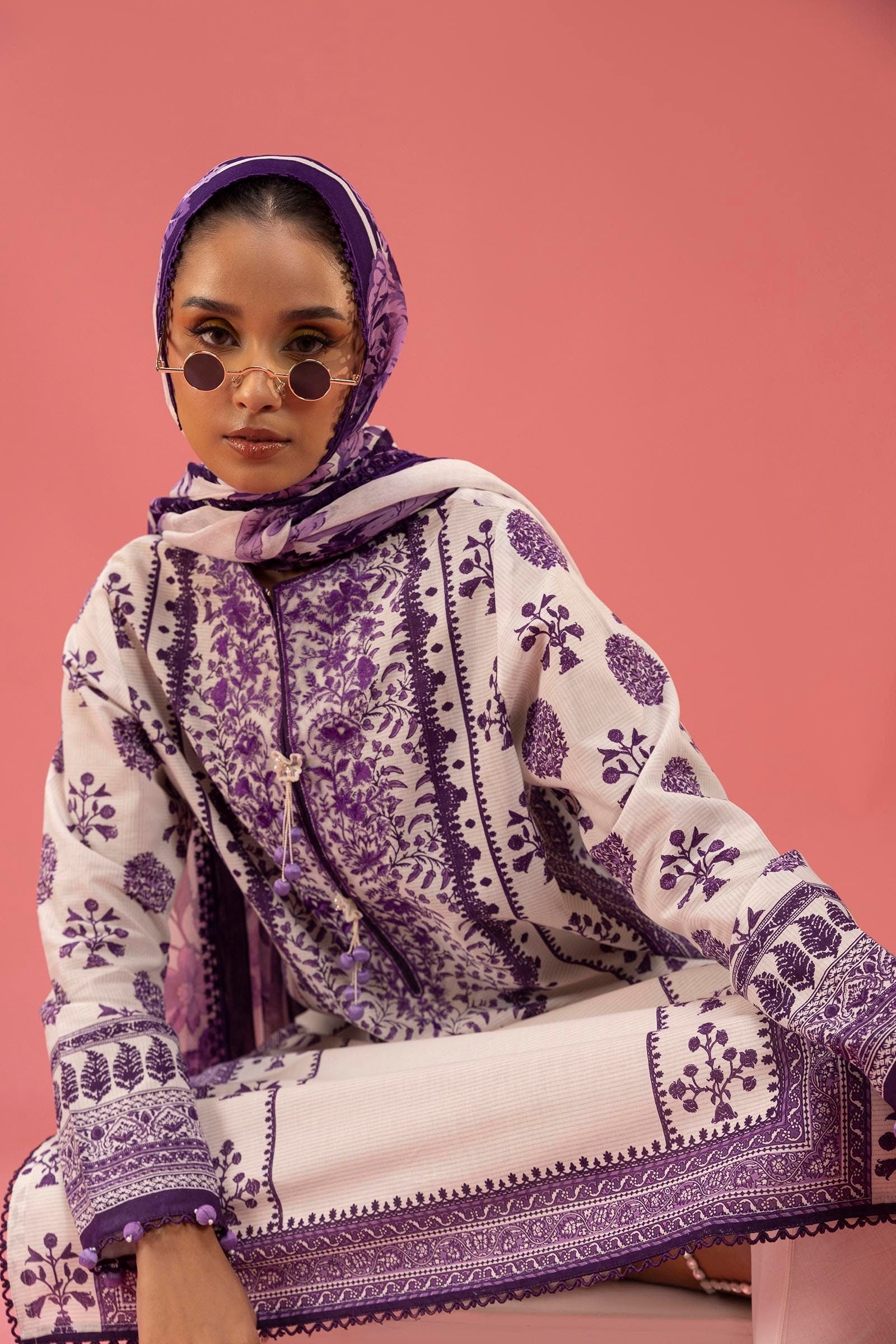 Sana Safinaz | Mahay Spring 25 | A-07 - House Of Hania