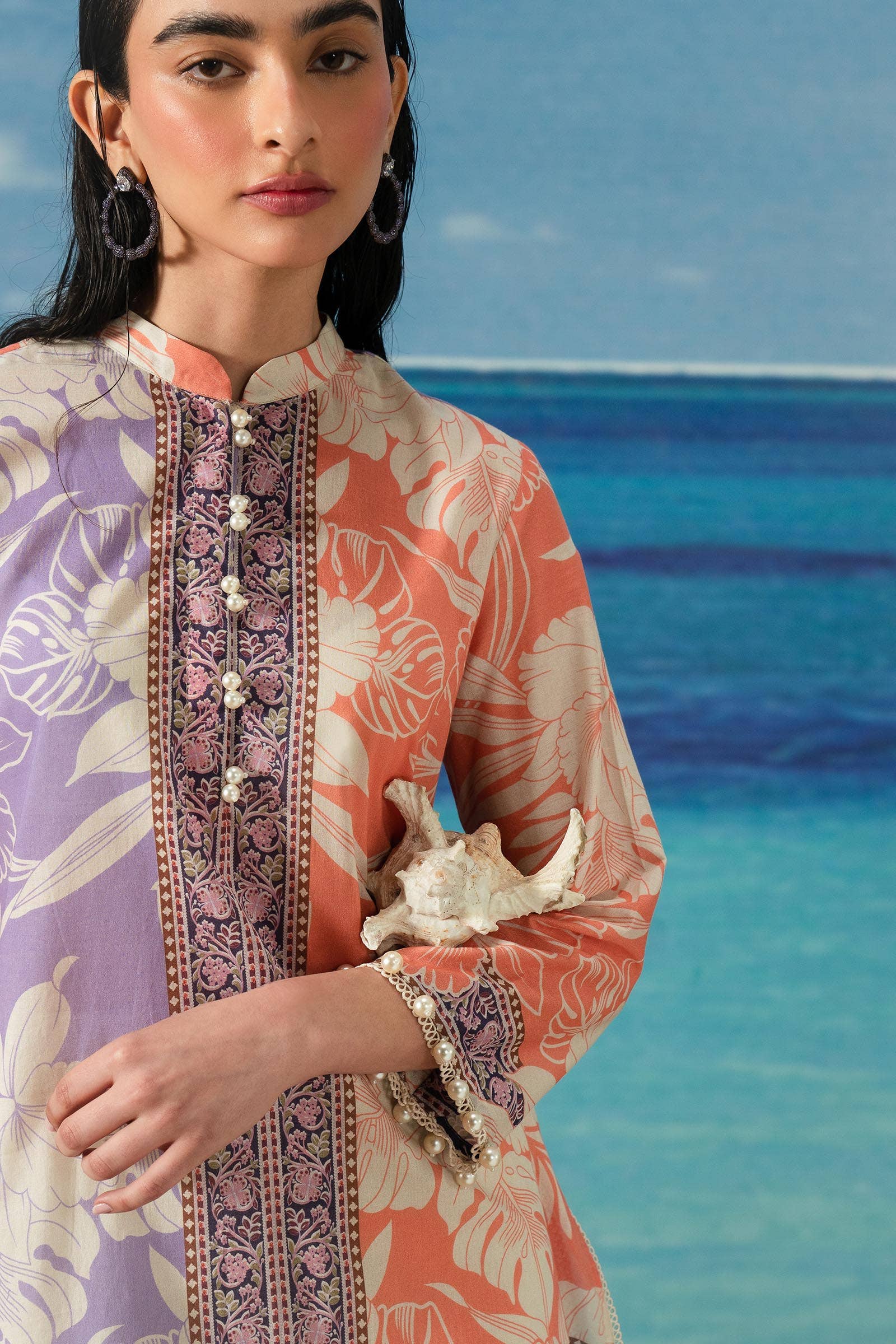 Sana Safinaz | Mahay Summer Lawn 24 | S-01 - House Of Hania