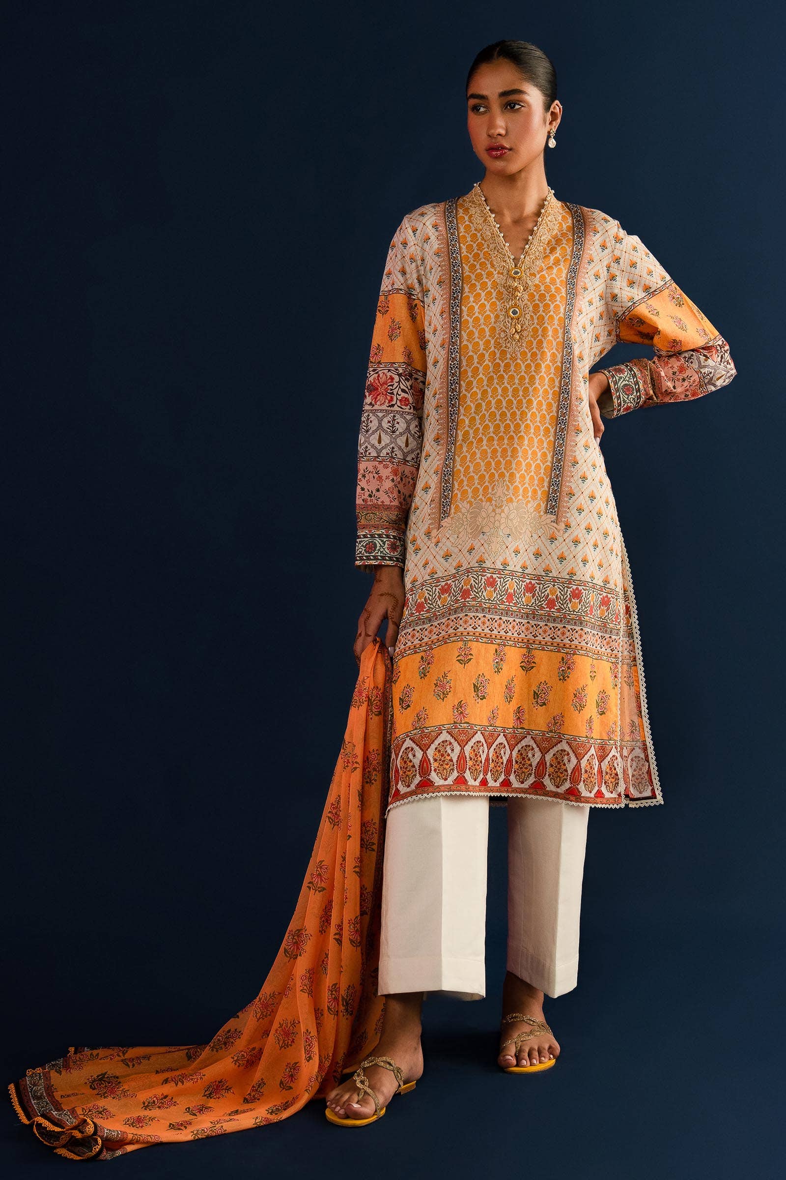 Sana Safinaz | Mahay Summer Lawn 24 | S-11 - House Of Hania