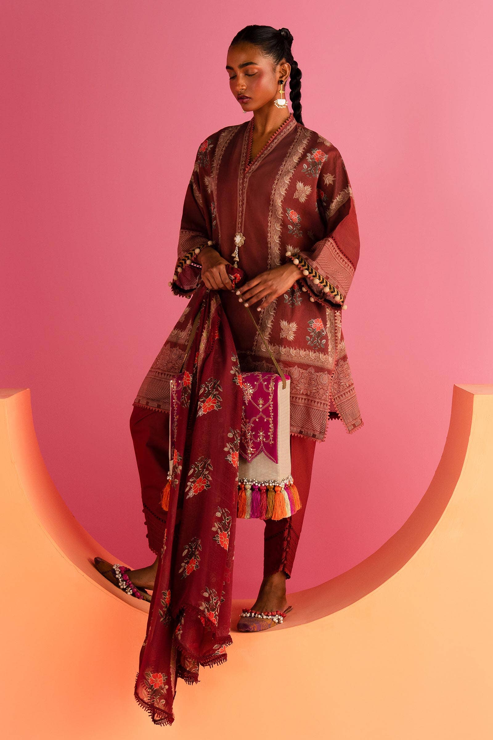 Sana Safinaz | Mahay Summer Lawn 24 | S-22 - House Of Hania