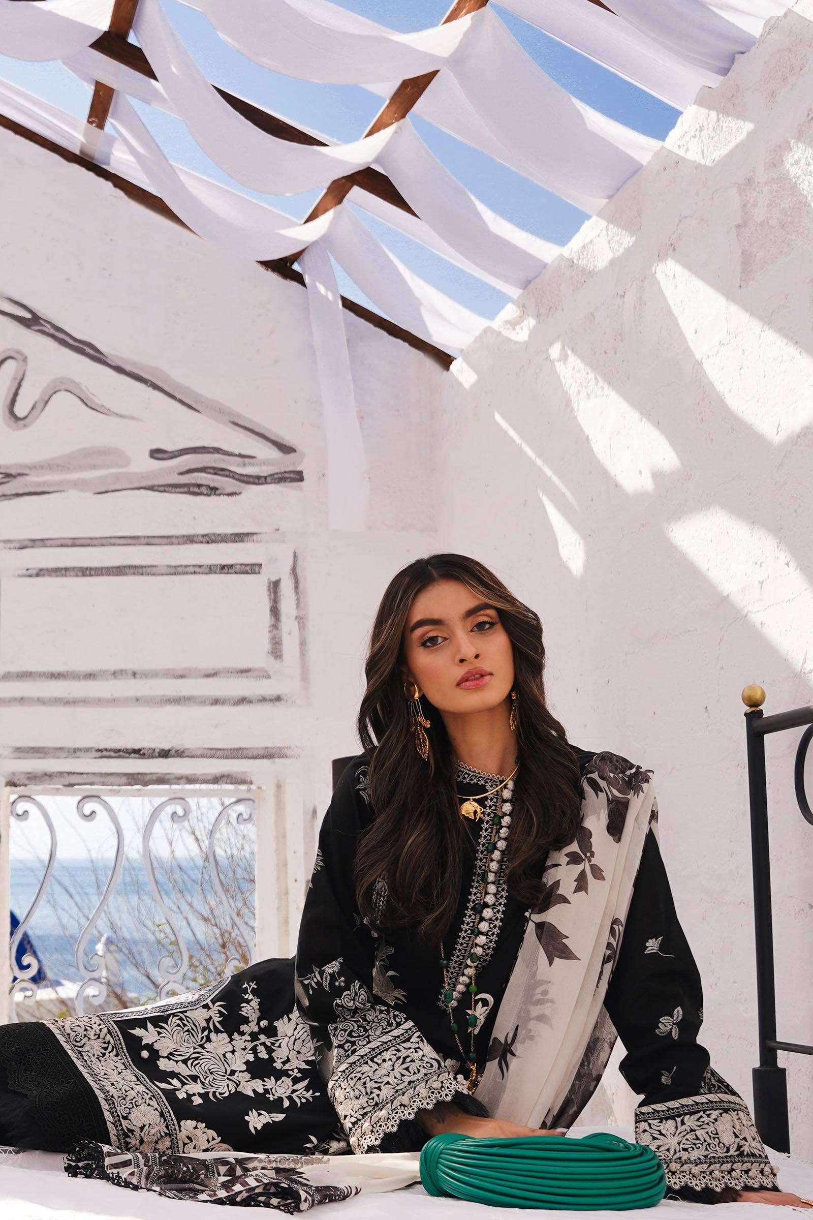 Sana Safinaz | Muzlin Spring 24 | M241-007A-CJ - House Of Hania